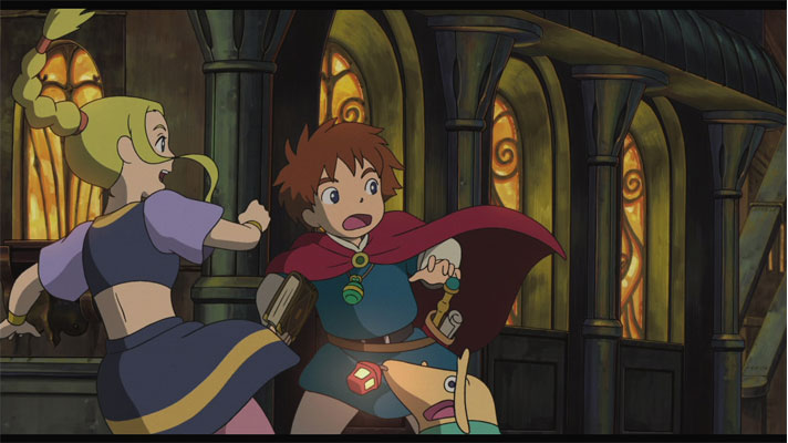 Ni No Kuni's animated cutscenes look nice, but are surprisingly few in number
